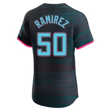 Men's Miami Marlins Agustin Ramirez Black 2025 City Connect Jersey - Elite