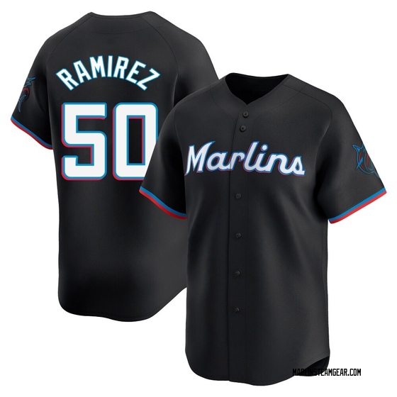 Men's Miami Marlins Agustin Ramirez Black Alternate Jersey - Limited