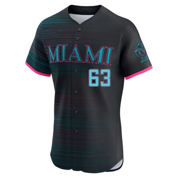 Men's Miami Marlins Jack Winkler Black 2025 City Connect Jersey - Elite