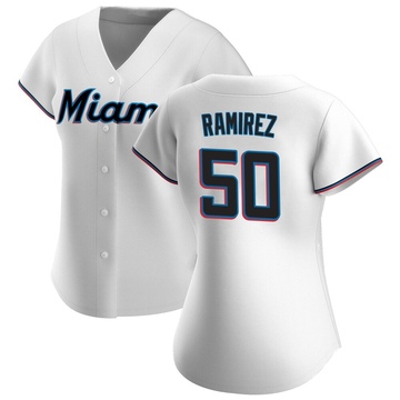 Women's Miami Marlins Agustin Ramirez White Home Jersey - Authentic