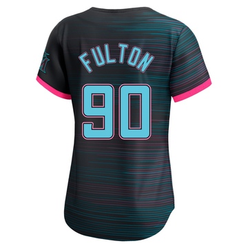 Women's Miami Marlins Dax Fulton Black 2025 City Connect Jersey - Limited