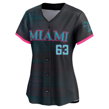 Women's Miami Marlins Jack Winkler Black 2025 City Connect Jersey - Limited
