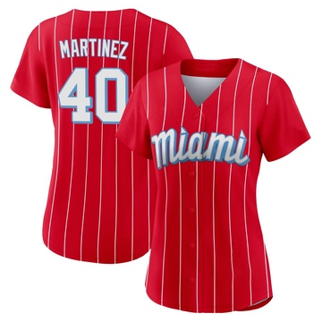 Women's Miami Marlins Seth Martinez Red 2021 City Connect Jersey - Replica