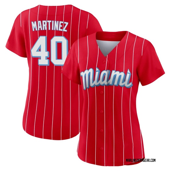 Women's Miami Marlins Seth Martinez Red 2021 City Connect Jersey - Replica