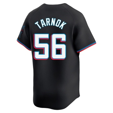 Youth Miami Marlins Freddy Tarnok Black Alternate Jersey - Limited