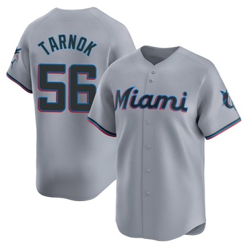 Youth Miami Marlins Freddy Tarnok Gray Road Jersey - Limited