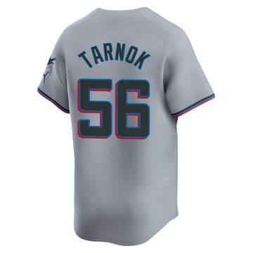 Youth Miami Marlins Freddy Tarnok Gray Road Jersey - Limited