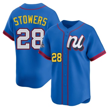 Youth Miami Marlins Kyle Stowers Blue National League 2025 All-Star Edition Jersey - Limited