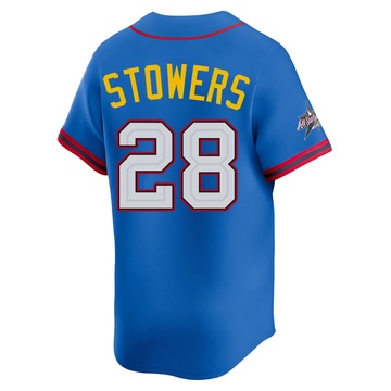 Youth Miami Marlins Kyle Stowers Blue National League 2025 All-Star Edition Jersey - Limited