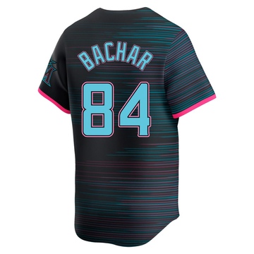 Youth Miami Marlins Lake Bachar Black 2025 City Connect Jersey - Limited