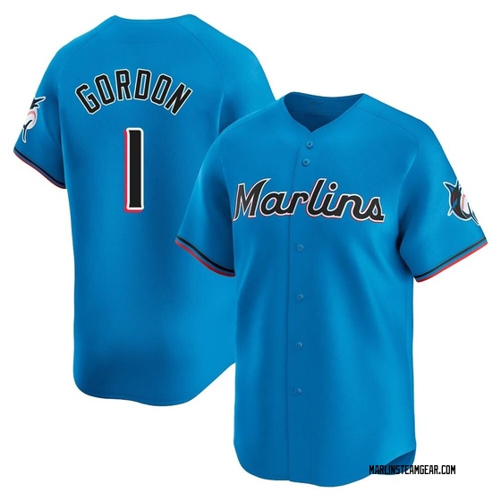 Youth Miami Marlins Nick Gordon Blue Alternate Jersey - Limited