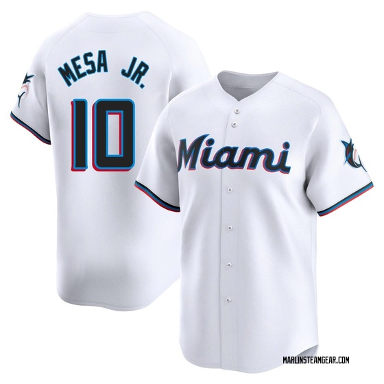 Youth Miami Marlins Victor Mesa Jr. White Home Jersey - Limited
